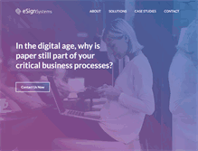 Tablet Screenshot of esignsystems.com
